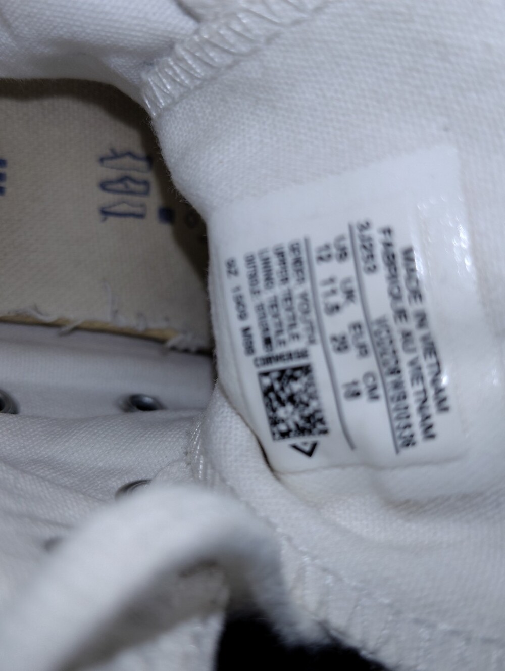 Converse White High-Top Sneakers Kids size 12 - Picture 8 of 8